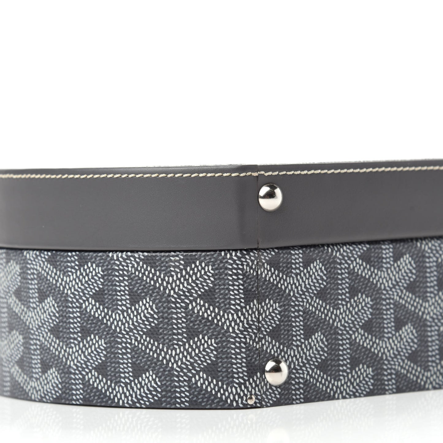 Goyardine Alto Hatbox Grey