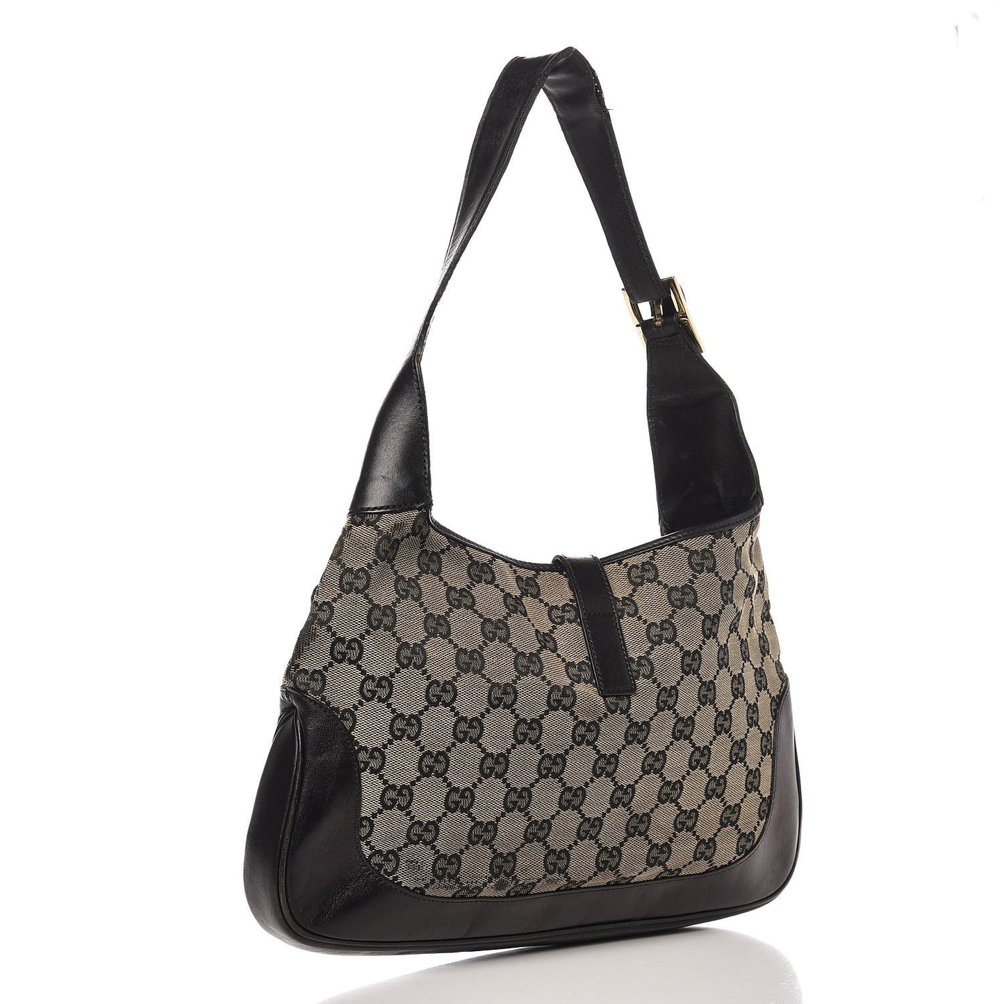 Monogram Small Jackie O Hobo Bag Black