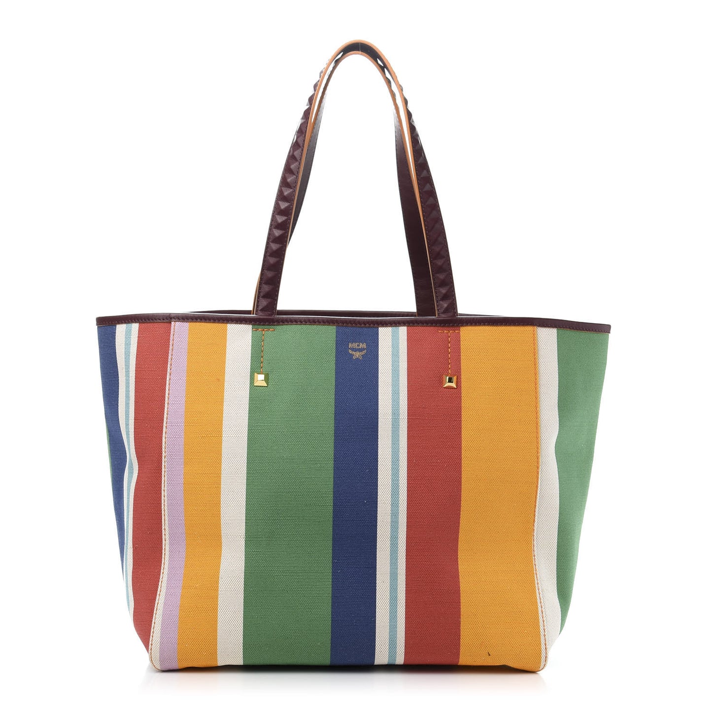 Canvas Medium Shopper Tote Rainbow