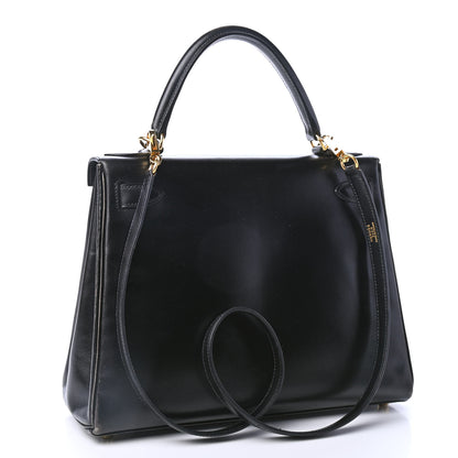 Hermes Box Kelly Retourne 28 Black 2 of 13