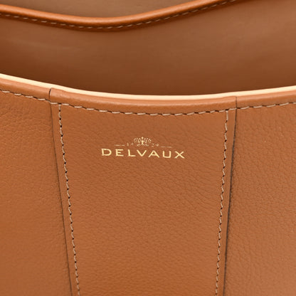 Delvaux Grained Calfskin Mini Brillant Satchel Natural 6 of 10