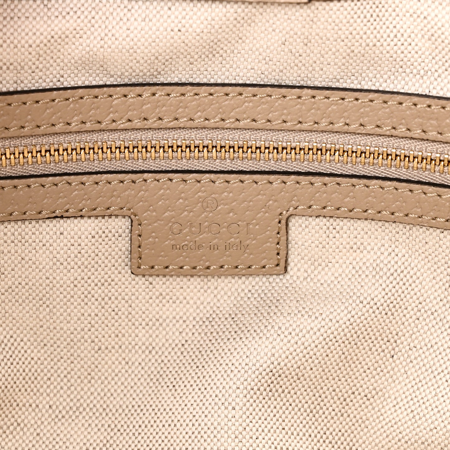 GG Supreme Monogram Textured Dollar Calfskin Web Medium Ophidia Shopping Tote Beige Mystic White Oatmeal