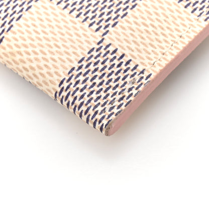 Louis Vuitton Damier Azur Daily Card Holder Rose Ballerine 7 of 8