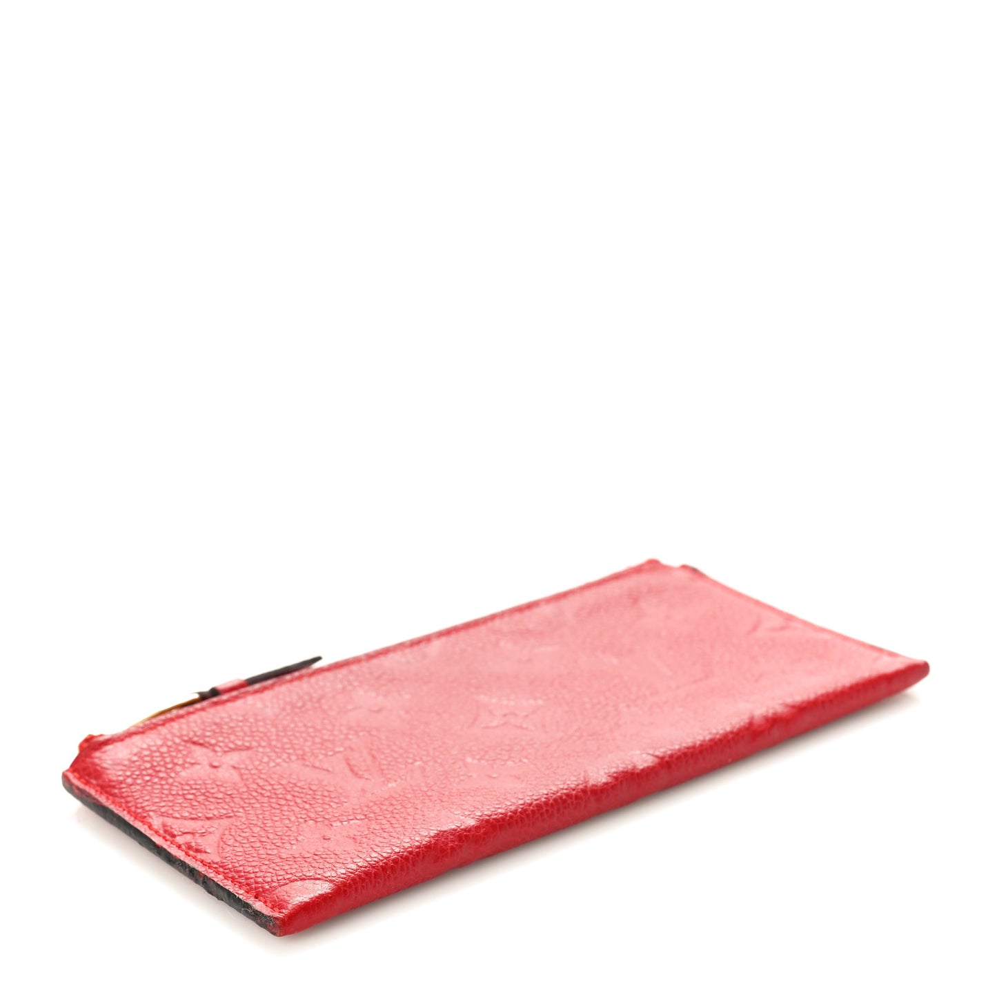 Empreinte Felicie Chain Wallet Zippered Insert Scarlet