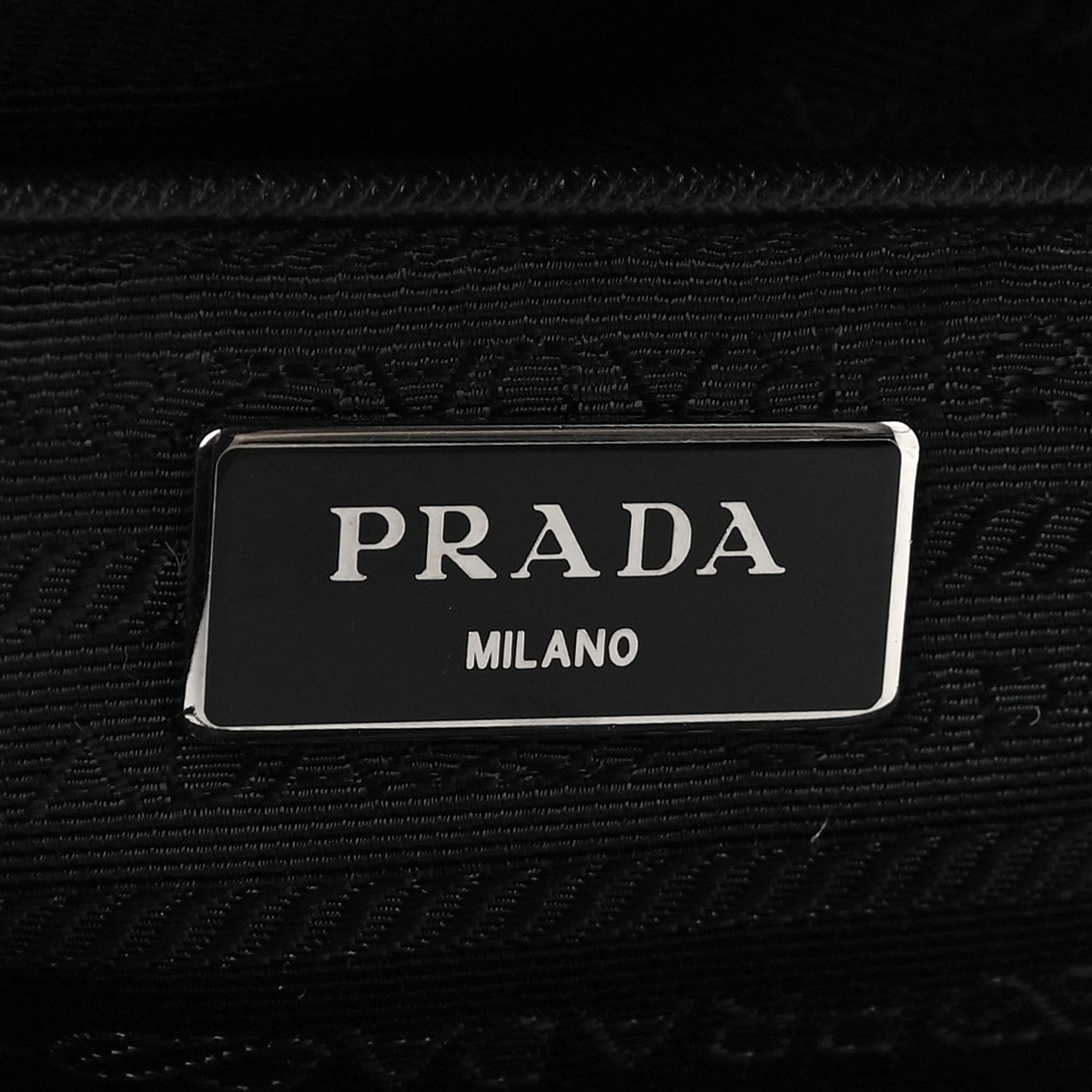 Prada Nylon Tessuto Impuntu Quilted Shoulder Bag Black 6 of 11
