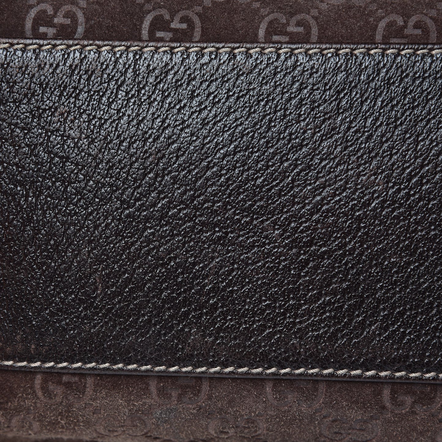 Guccissima Suede Charmy Boston Brown