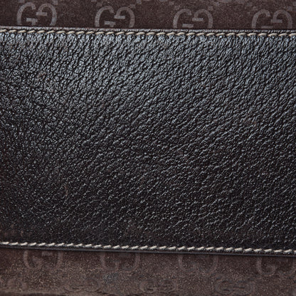 Gucci Guccissima Suede Charmy Boston Brown 9 of 13