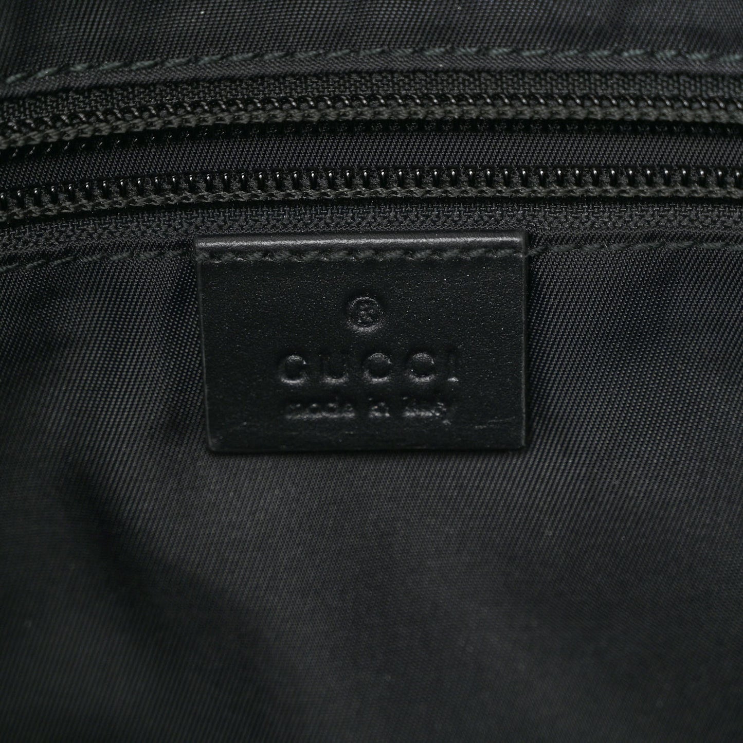 GG Supreme Monogram Web Messenger Bag Black