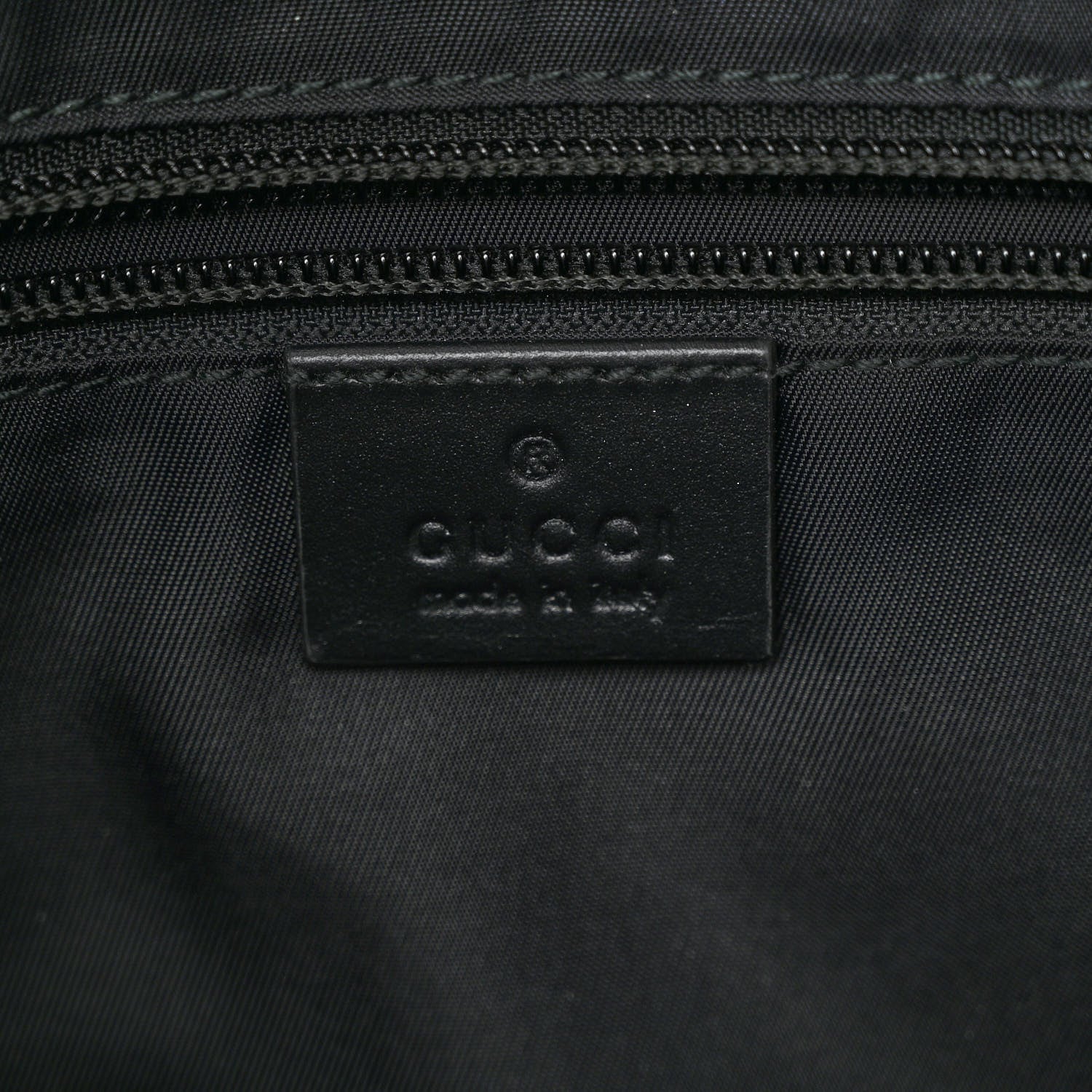 Gucci GG Supreme Monogram Web Messenger Bag Black 6 of 10