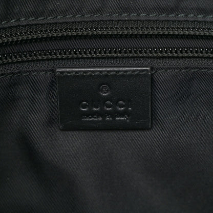 Gucci GG Supreme Monogram Web Messenger Bag Black 6 of 10