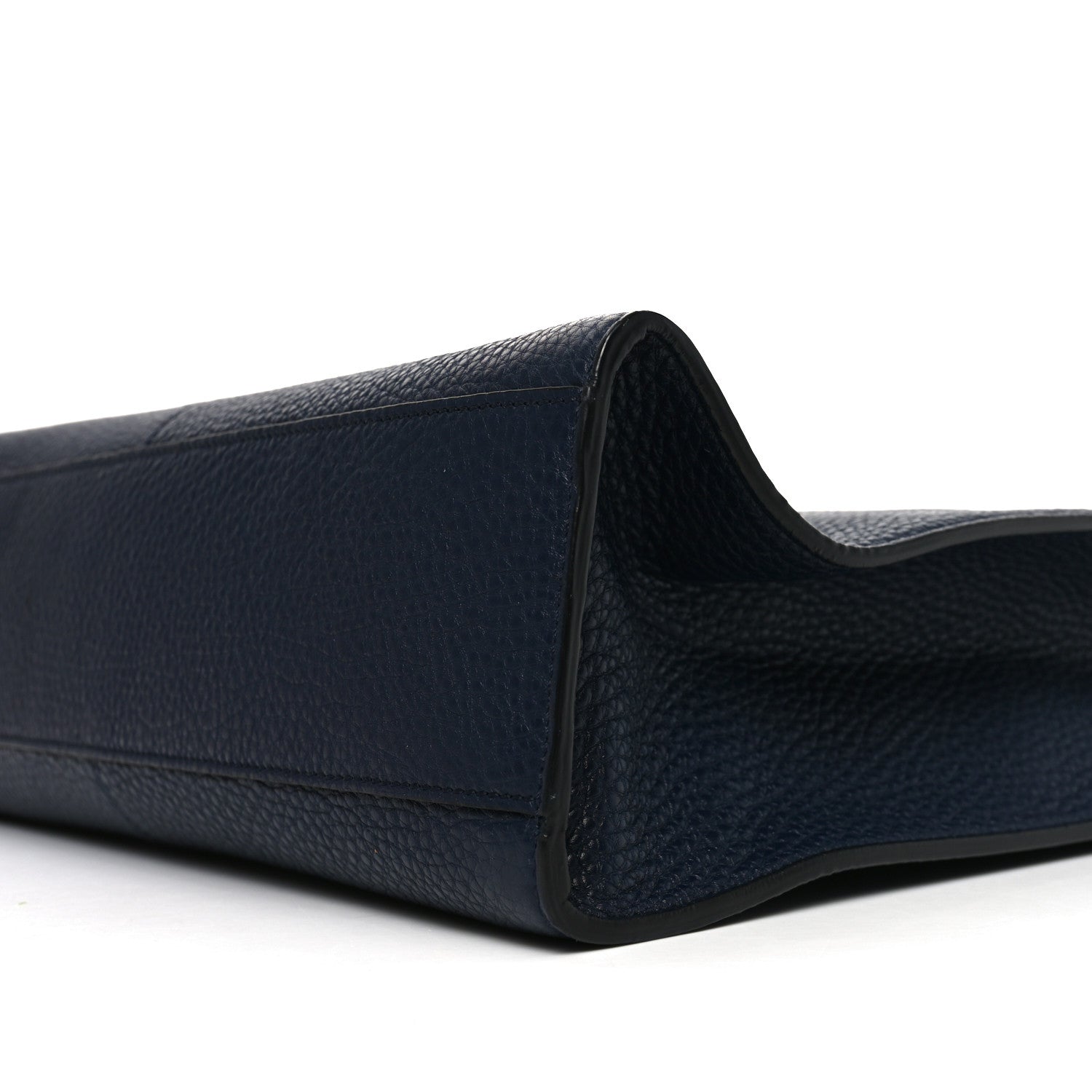 Fendi Cuoio Romano Glazed Fabric FF 1974 Peekaboo X-Lite Fit Navy 10 of 10