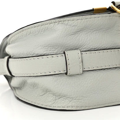 Chloe Calfskin Mini Marcie Round Crossbody Bag Faded Blue 9 of 11