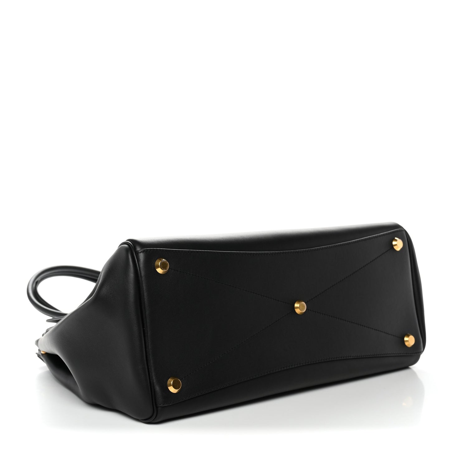 Smooth Calfskin Medium Bel Air Carry All Bag Black