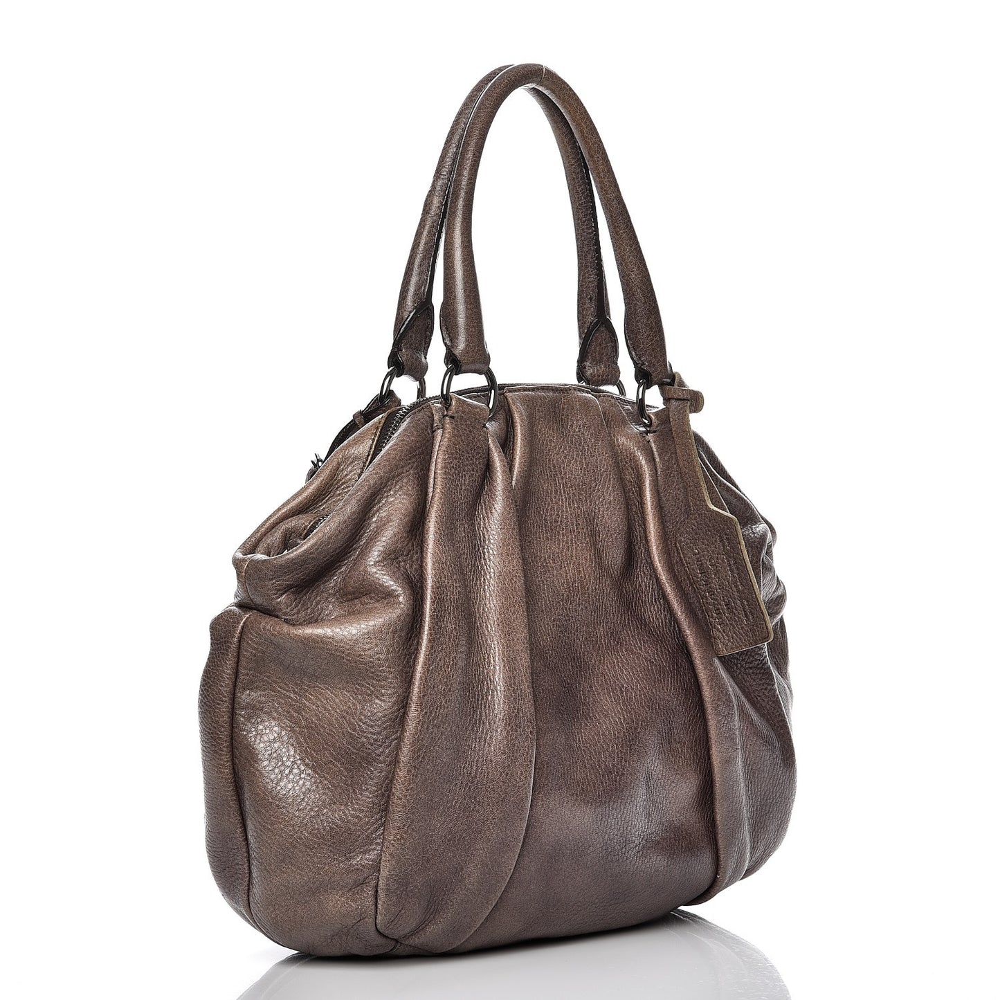 Cervo Deerskin Tote Fumo