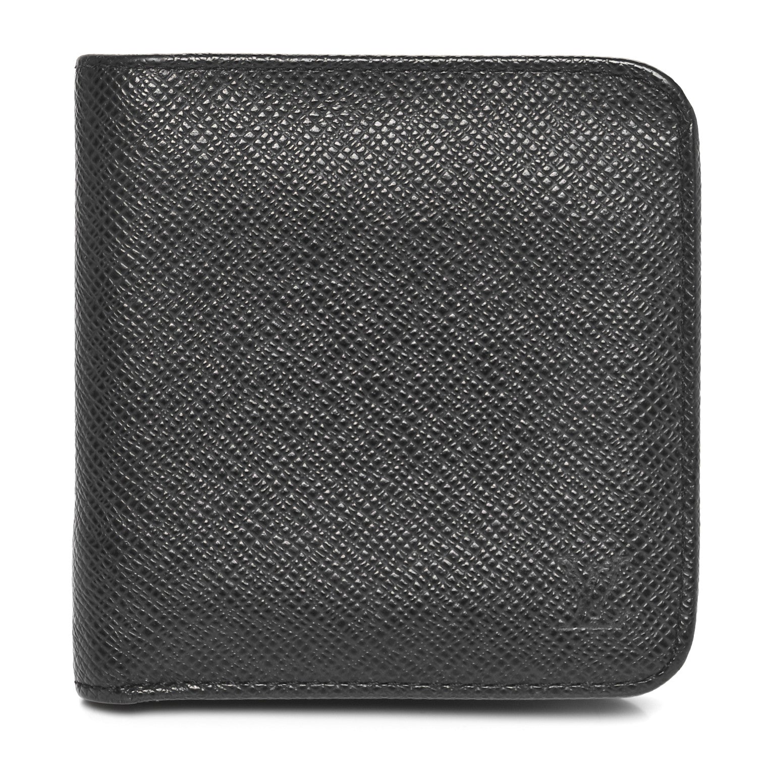 Louis Vuitton Taiga Zip Wallet Black 1 of 8