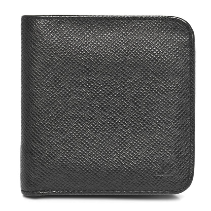 Louis Vuitton Taiga Zip Wallet Black 1 of 8