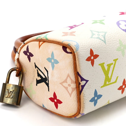 Louis Vuitton Monogram Multicolor Mini Sac HL Speedy White 9 of 11