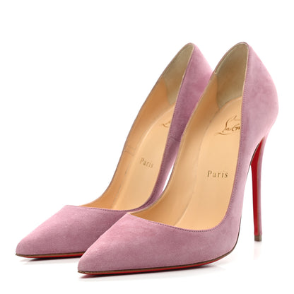 Christian Louboutin Suede So Kate 120 Pumps 36.5 Rosette 3 of 9