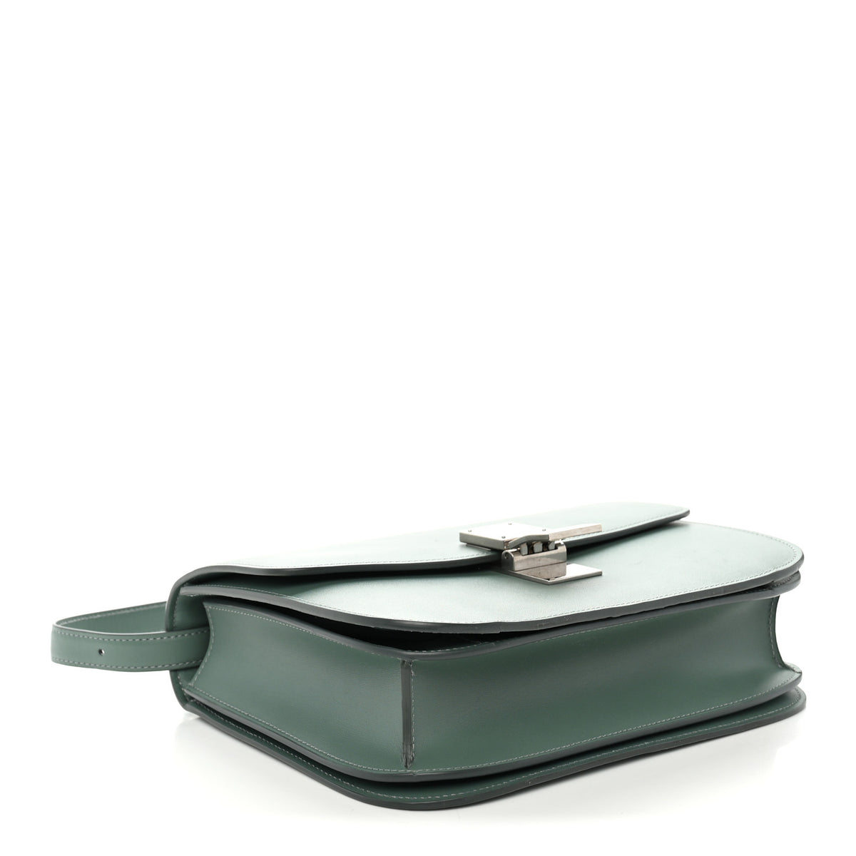 Celine Box Calfskin Medium Classic Box Flap Bag Celadon 4 of 13