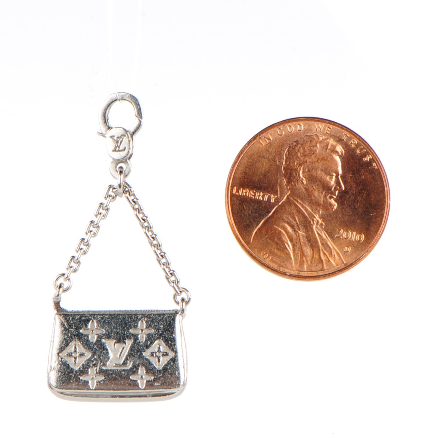 18K White Gold Pochette Charm