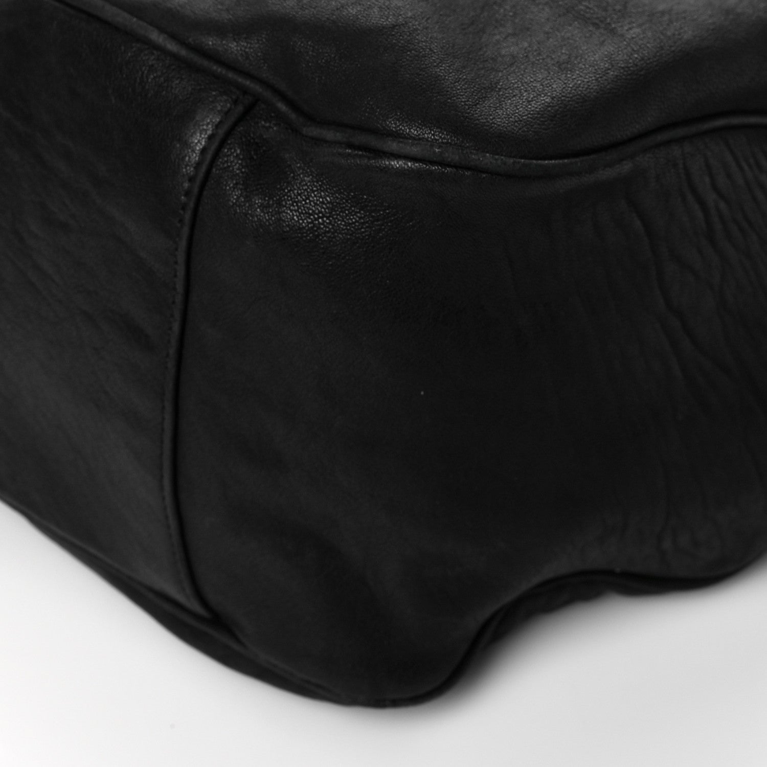 Saint Laurent Stingray Embossed Large Roady Hobo Black 9 of 10