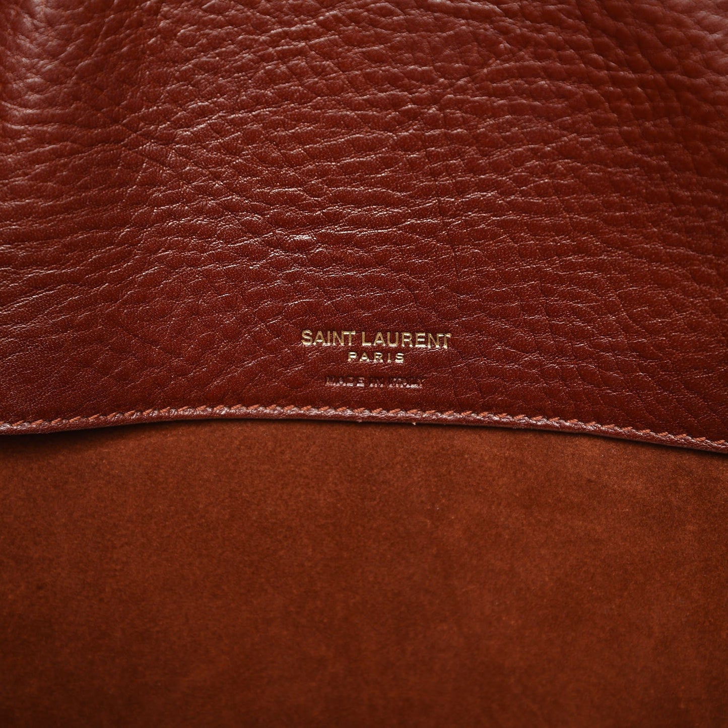 Grained Calfskin Medium Supple Sac De Jour Dark Brown