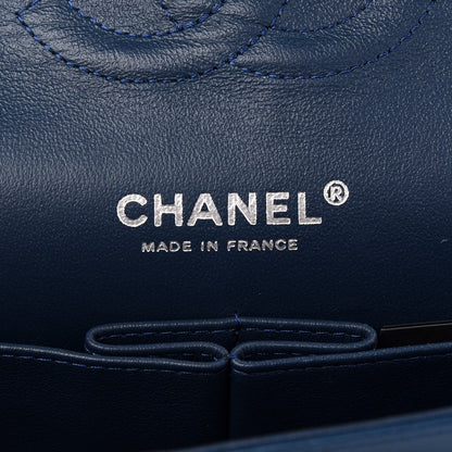 Chanel Patent Quilted Medium Double Flap Navy 5 of 9