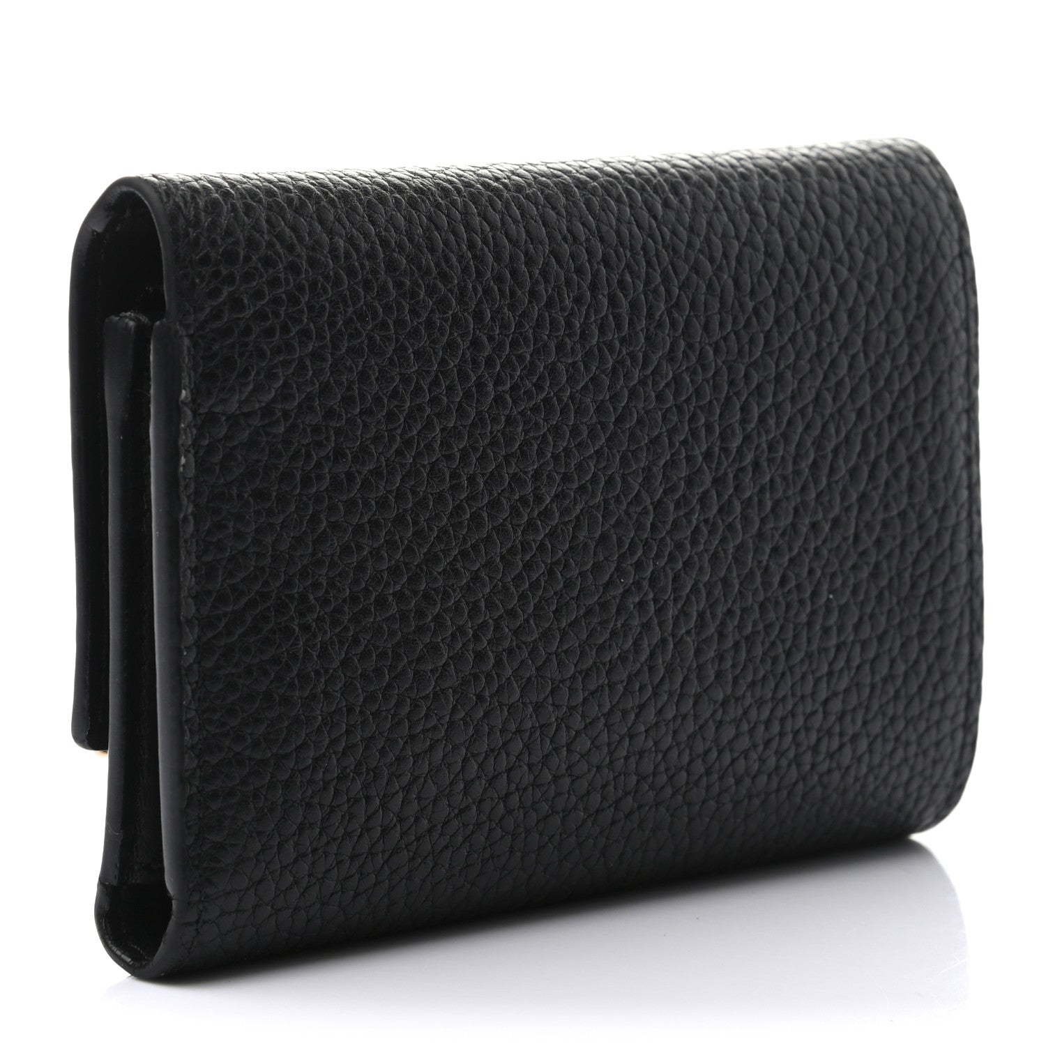 Louis Vuitton Taurillon Embellished Capucines Compact Wallet Black 2 of 7