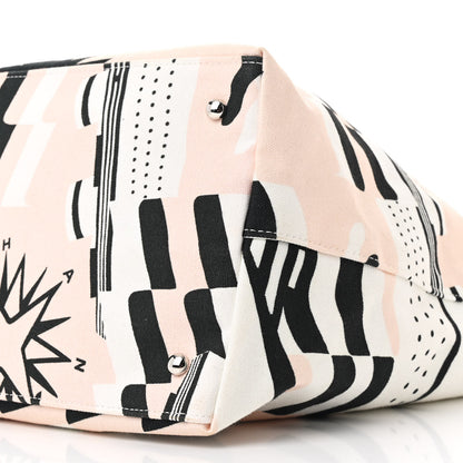 Chanel Canvas Cruise Print Tote Pink White Black 10 of 10