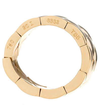 Chanel 18K Yellow Gold Small Matelasse Ring 57 8 4 of 4