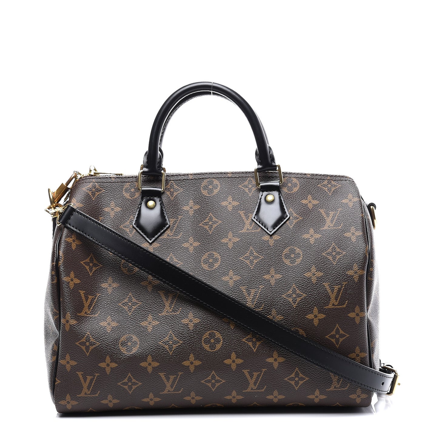 Monogram My World Tour Speedy Bandouliere 30 Black