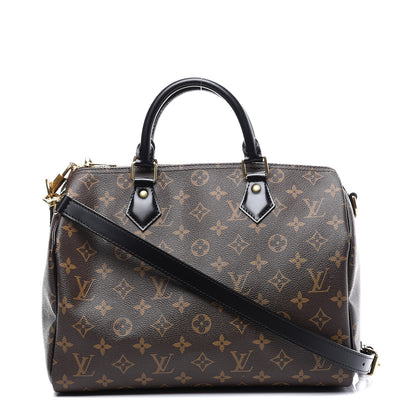 Louis Vuitton Monogram My World Tour Speedy Bandouliere 30 Black 1 of 11