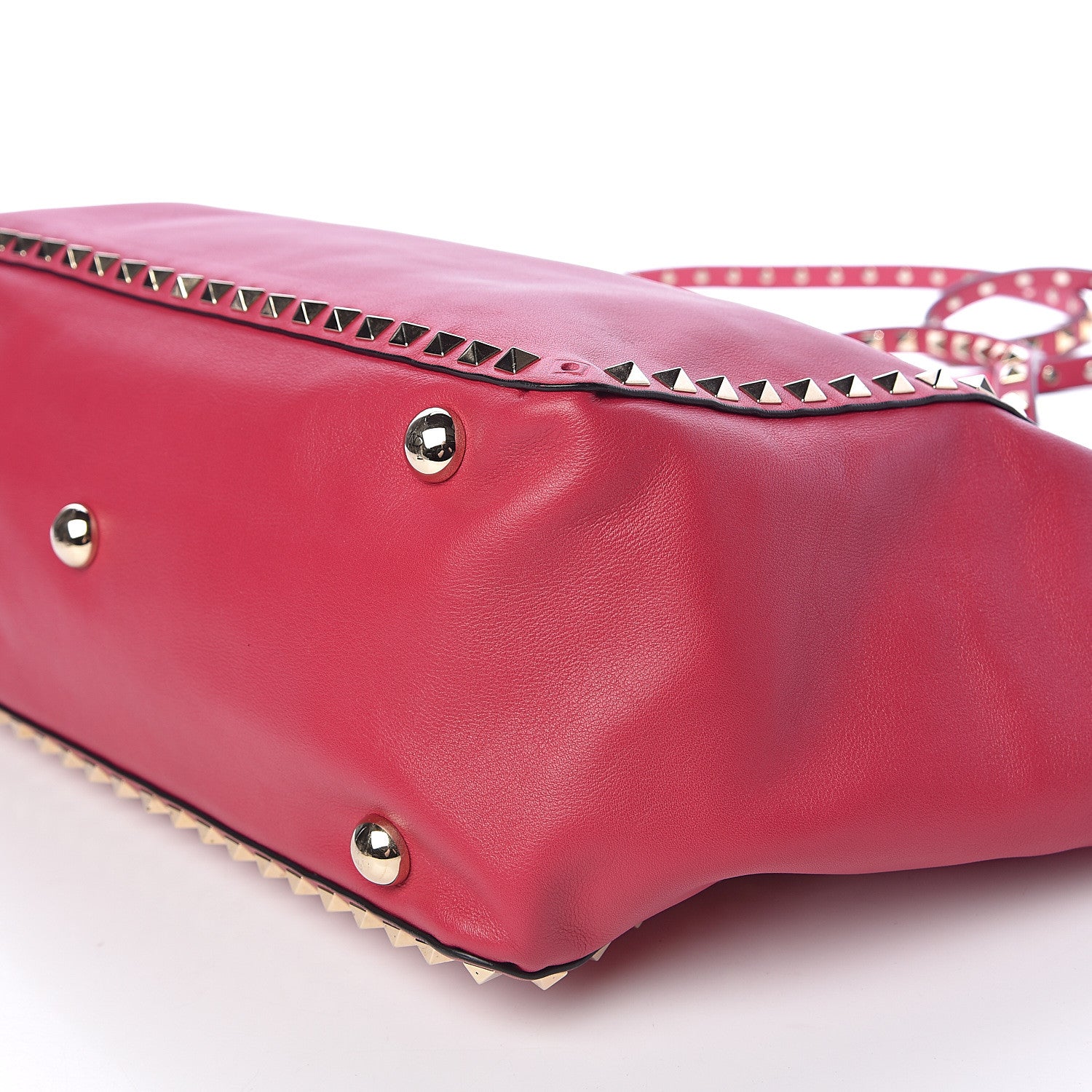 Valentino Garavani Vitello Medium Rockstud Tote Cyclamin 8 of 10