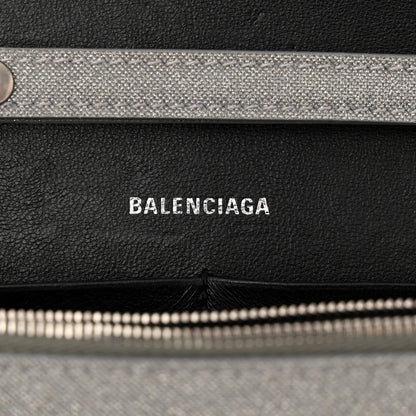 Balenciaga Glitter Fabric Hourglass Chain Bag Grey 6 of 10