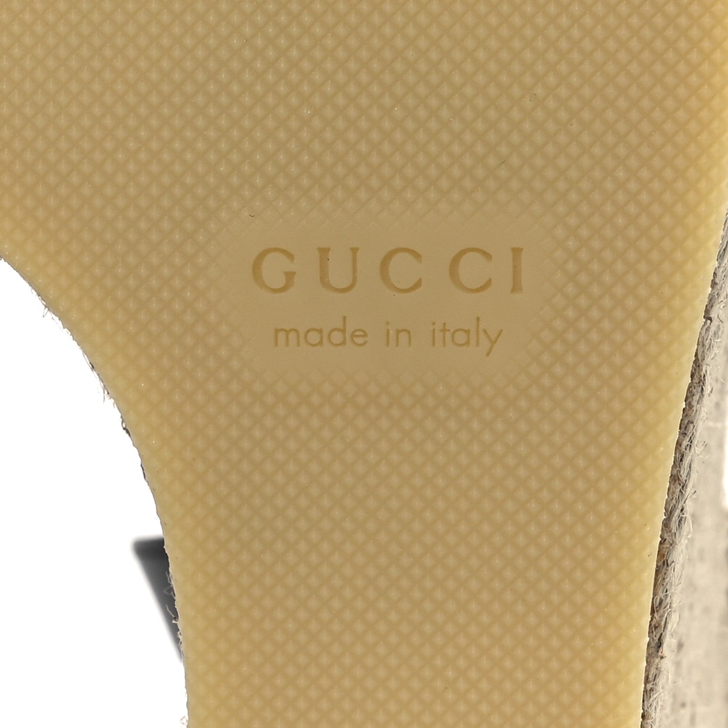 Gucci Nappa Matelasse GG Marmont Slingback Platform 45/130mm Espadrille Wedges 36 Black 8 of 11
