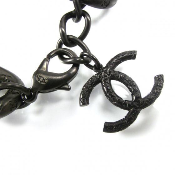 Black Metal Chain Bracelet CC
