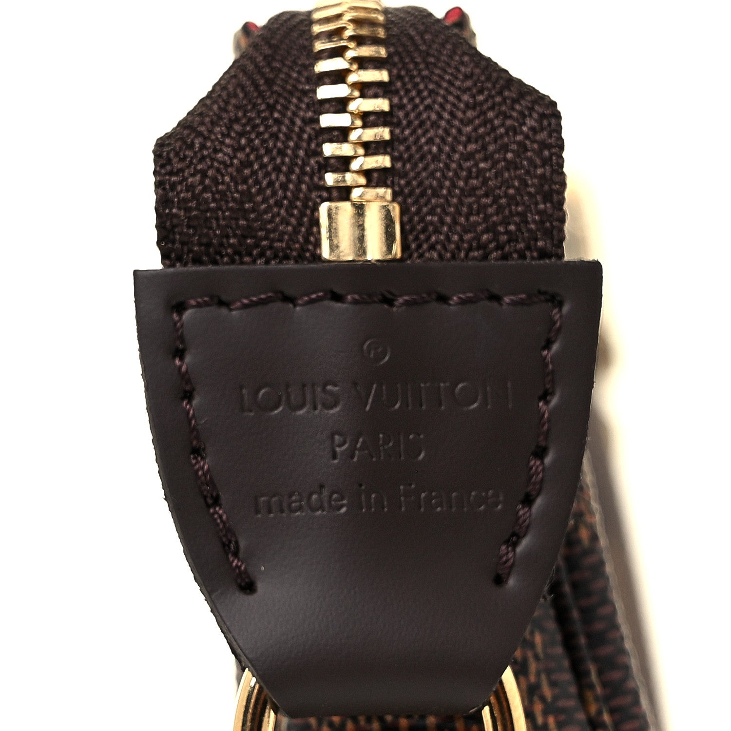 Louis Vuitton Damier Ebene Mini Pochette Accessories 6 of 10