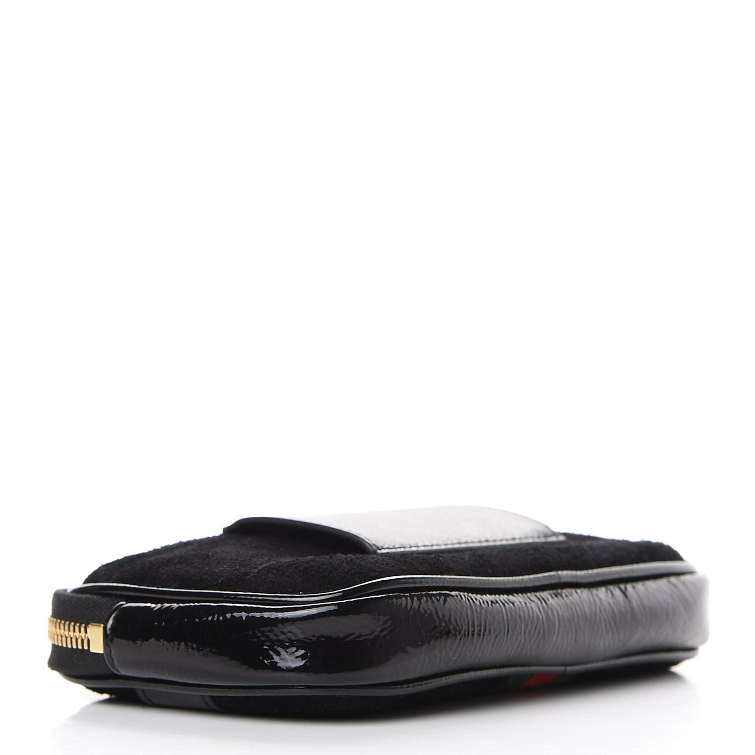Gucci Suede Patent Ophidia Belted iPhone Case 85 34 Black 3 of 12