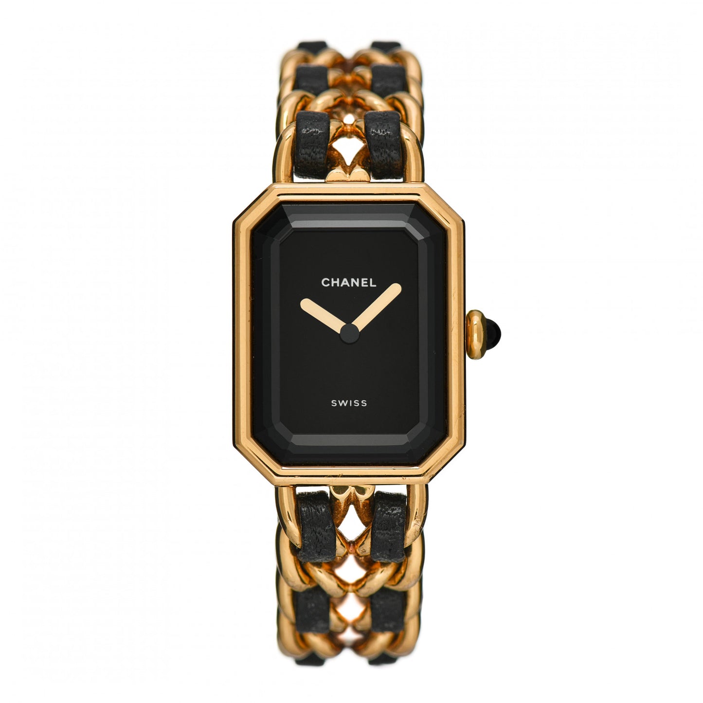 Stainless Steel Lambskin 20mm Chain Premiere Quartz Watch Gold M