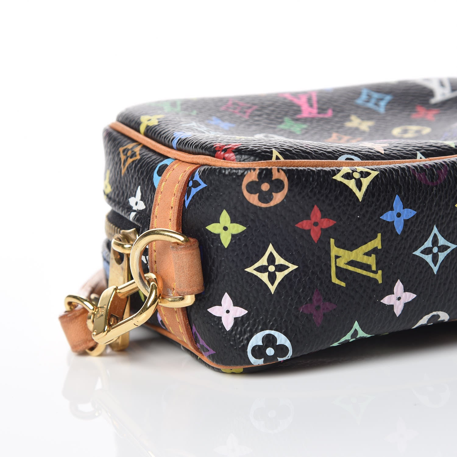 Louis Vuitton Monogram Multicolor Trousse Wapity Black 5 of 8
