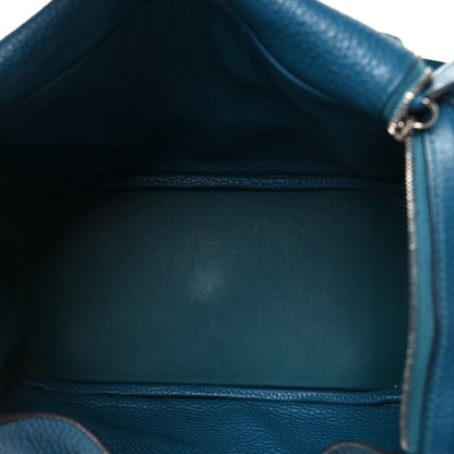 Hermes Taurillon Clemence Lindy 26 Cobalt 5 of 11