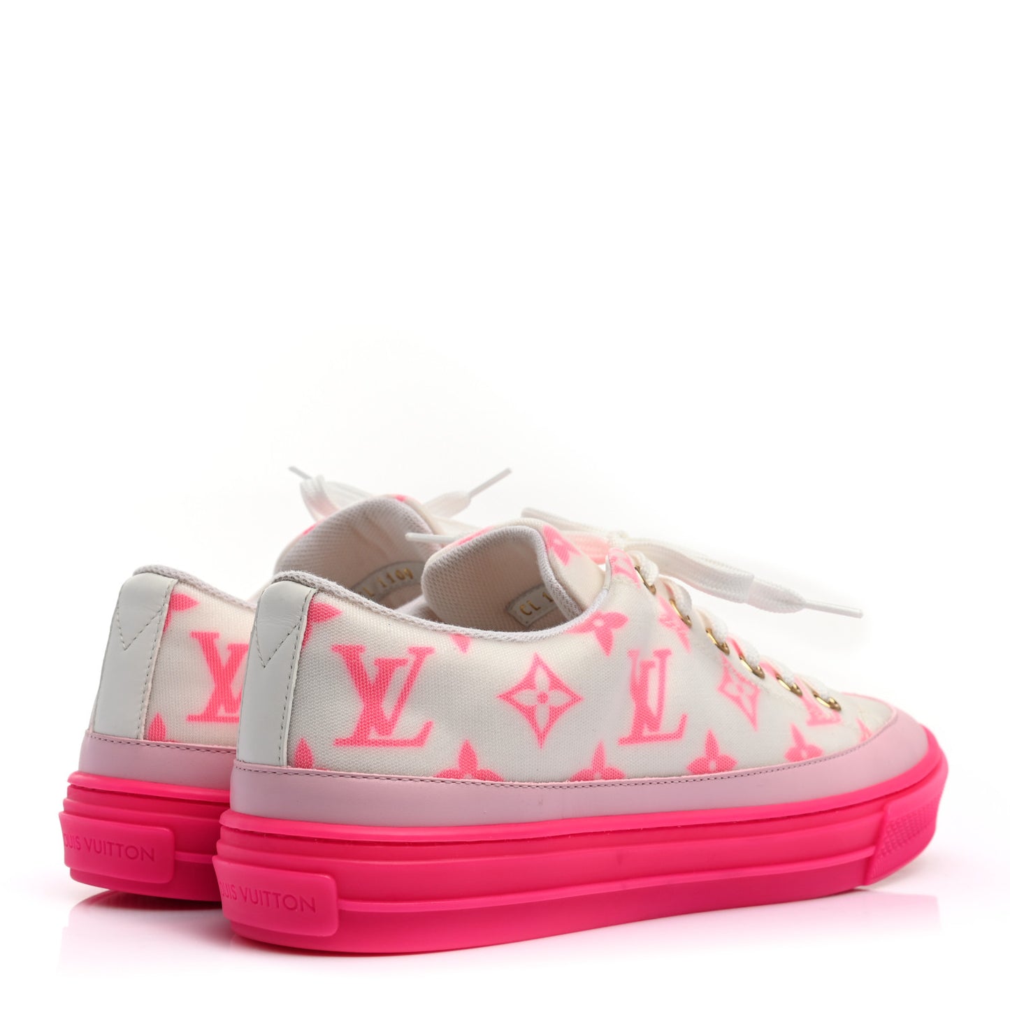 Technical Fabric Monogram Stellar Sneakers 37 Rose Pop