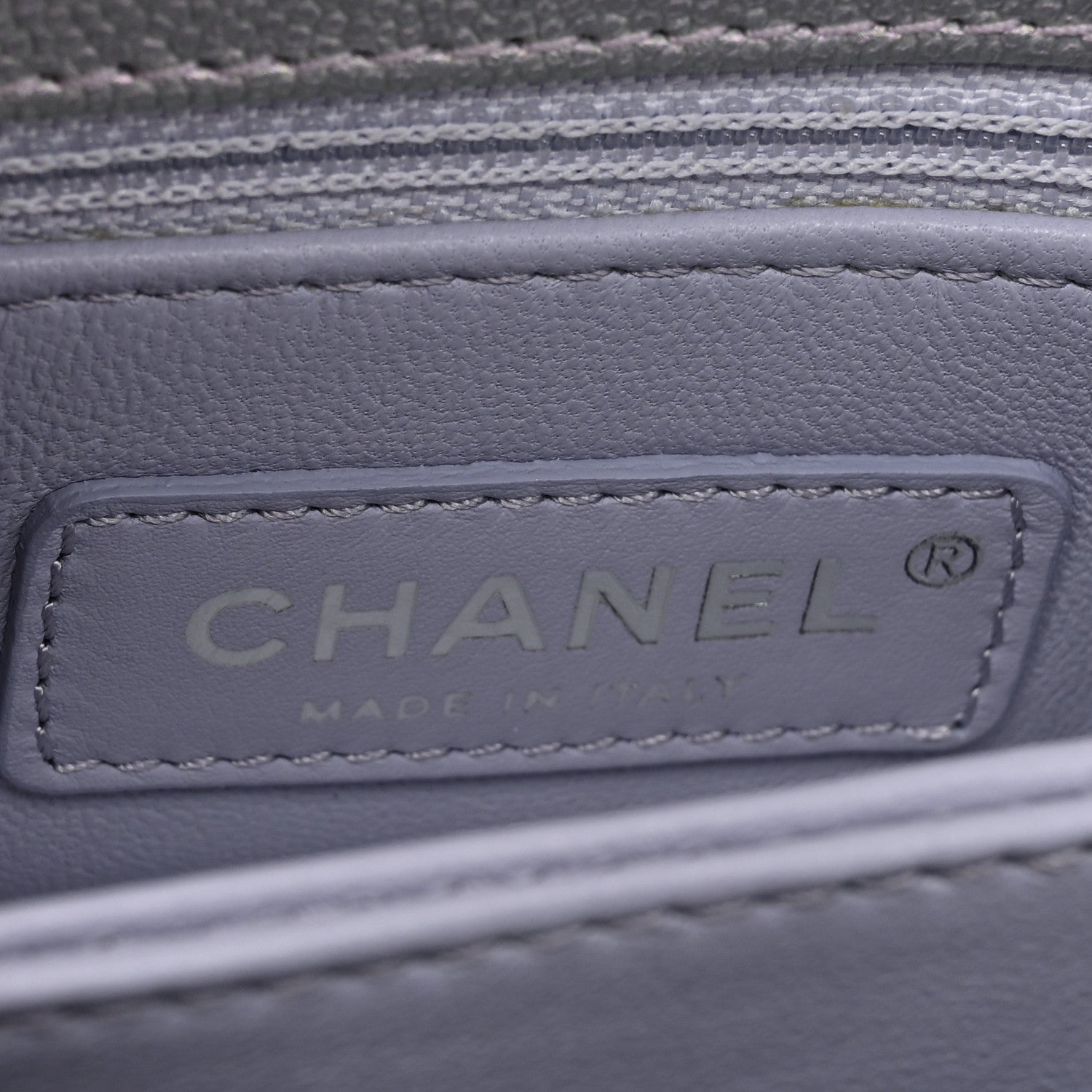 Chanel Iridescent Caviar Quilted Extra Mini Coco Handle Flap Purple 8 of 11