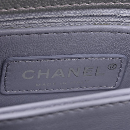 Chanel Iridescent Caviar Quilted Extra Mini Coco Handle Flap Purple 8 of 11
