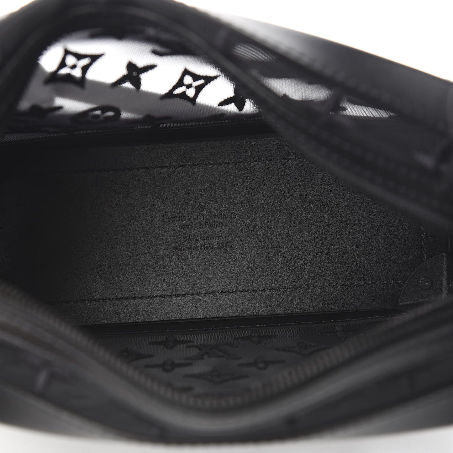 Monogram See Through Soft Trunk Black