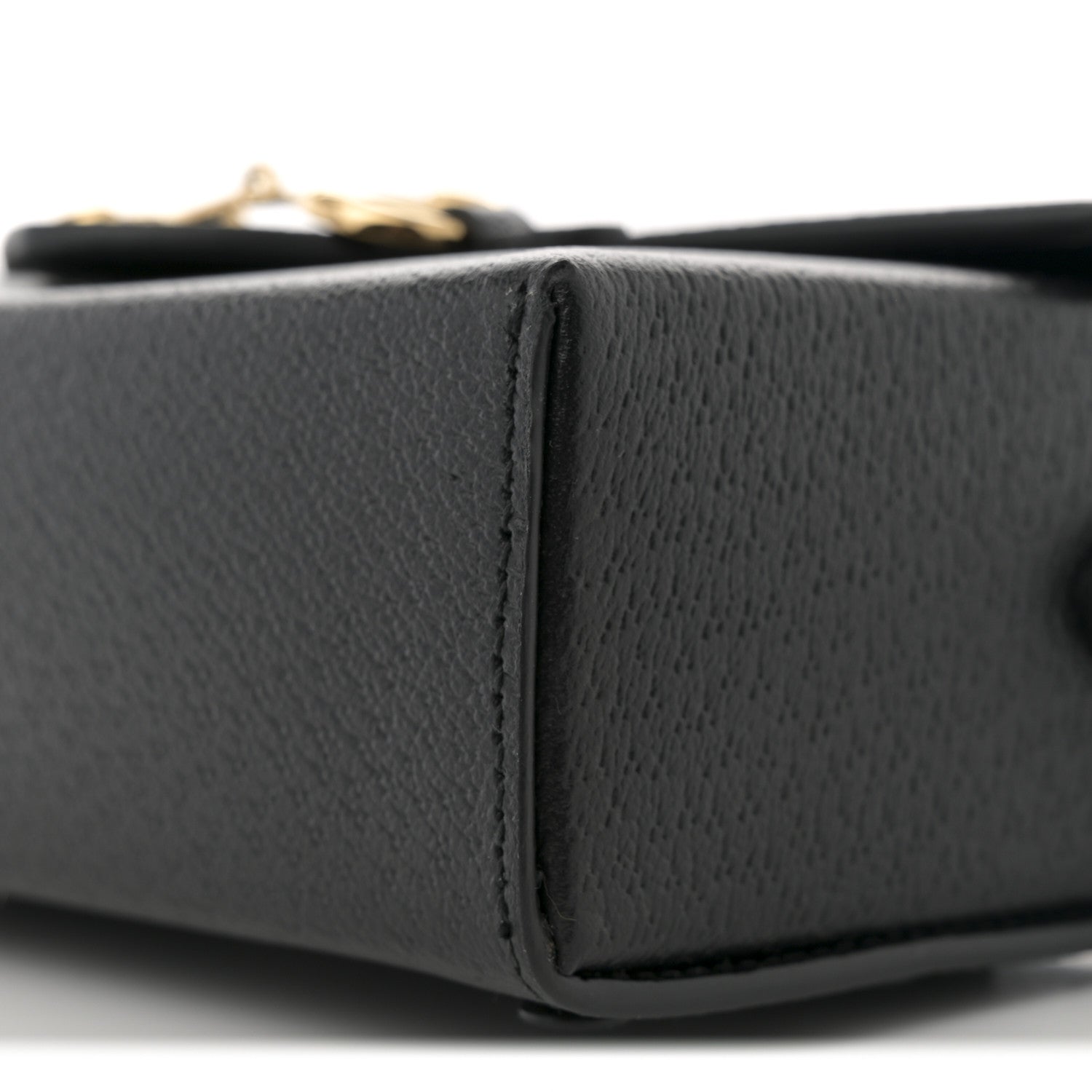 Gucci Calfskin Horsebit 1955 Shoulder Bag Black 9 of 10