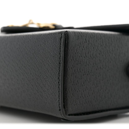 Gucci Calfskin Horsebit 1955 Shoulder Bag Black 9 of 10