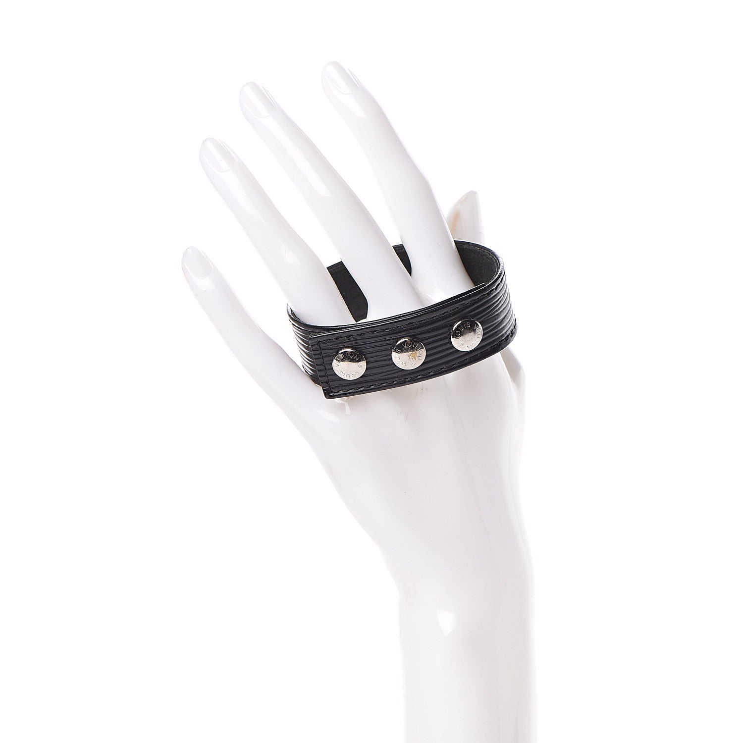 Louis Vuitton Epi Bracelet Black 2 of 6