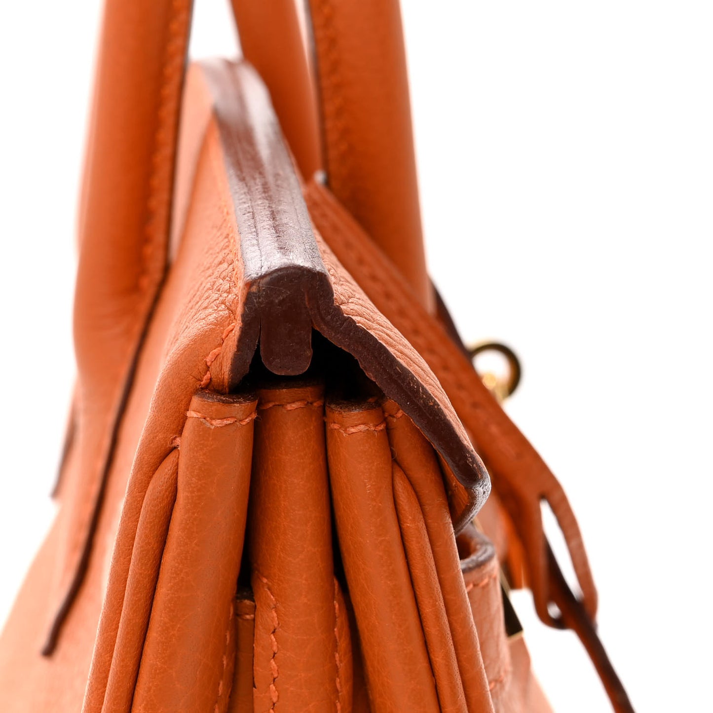 Taurillon Clemence Birkin 30 Orange