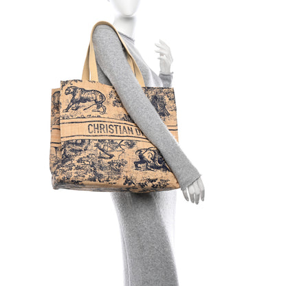 Christian Dior Straw Dioriviera Tote Beige 2 of 12